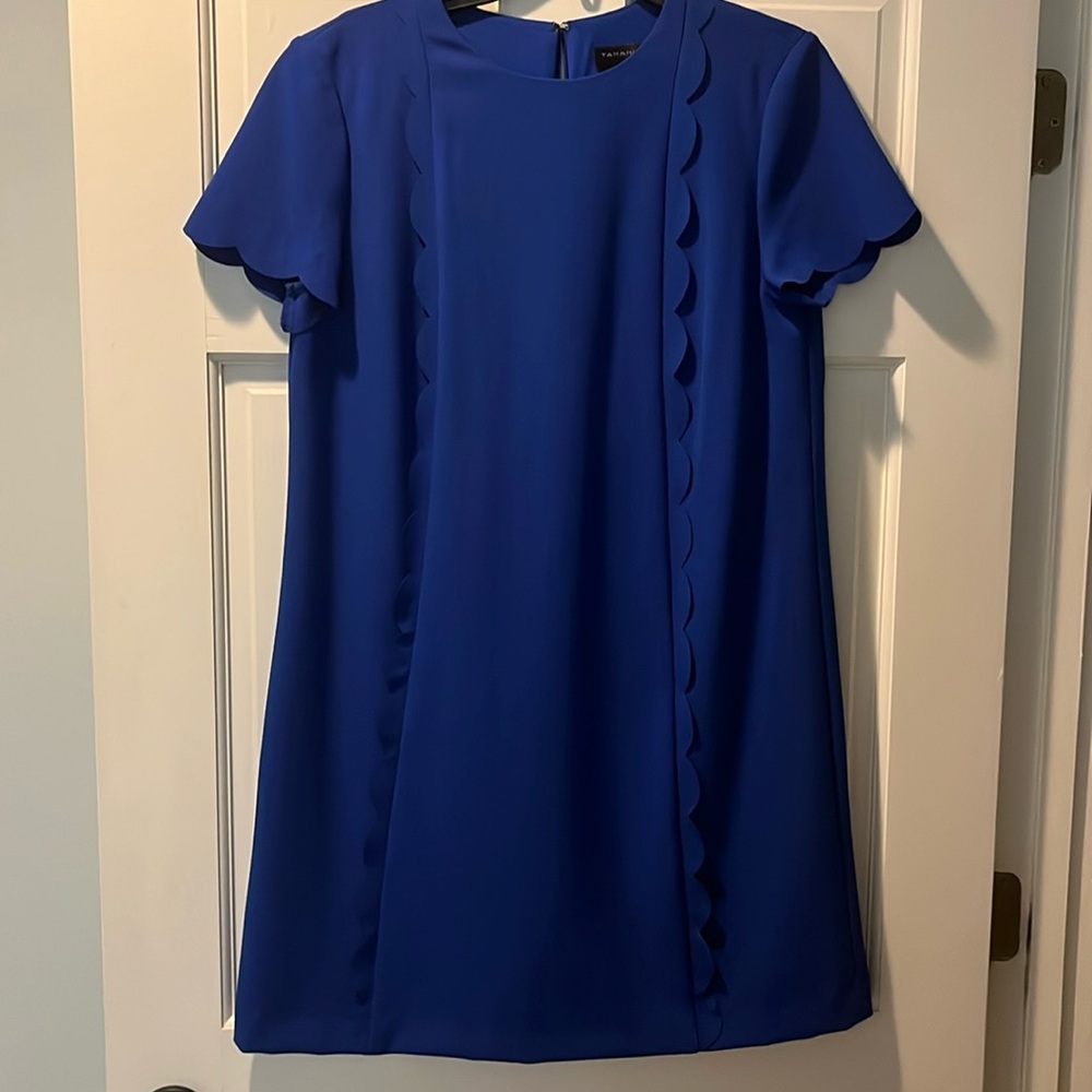 Royal Blue Scallop Detail Dress size 10
